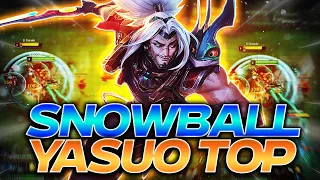 HOW TO SNOWBALL ON YASUO TOP