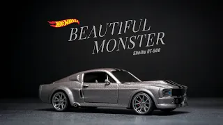 Building Beautiful Monster Ford Mustang Shelby GT-500 - Hot Wheels Custom