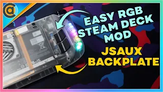 HOW TO Install Jsaux RGB Transparent Backplate for Steam Deck