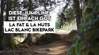 NEUE JUMPS AUF DER JUMPLINE GESCHAFFT! Diese Frauen gehen ab! La Fat & La Nuts im Lac Blanc Bikepark