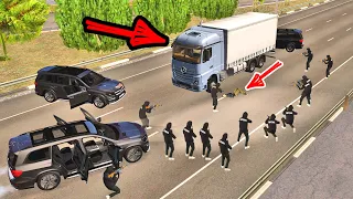 НА НАШ ГРУЗОВИК С ОРУЖИЕМ НАПАЛИ НЕИЗВЕСТНЫЕ В МАСКАХ !МЫ В ПОЛНОЙ Ж*ПЕ! GTA РОССИЯ