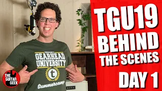 #TGU19 Vlog - First day behind the scenes in the Thomann Guitar Shop