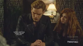 Shadowhunters 2x18 Jace Clary Find Box & Talk with Alec & Sebastian    Season 2 Episode 18