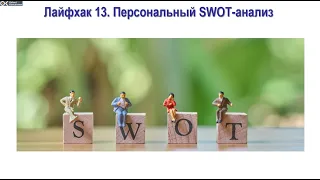 Эффективный руководитель   Лайфхак 13   Персональный SWOT анализ