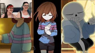 Showing My Mom Undertale - Stronger Than You (Sans, Chara & Frisk)