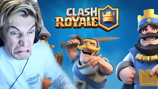 xQc Plays Clash Royale for the First Time!