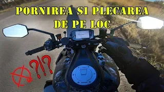 Invata sa mergi pe o motocicleta Ep 2   Pornirea si plecarea de pe loc