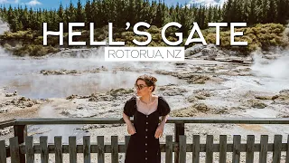 HELL'S GATE GEOTHERMAL RESERVE & MUD SPA /// ROTORUA TRAVEL VLOG 2021