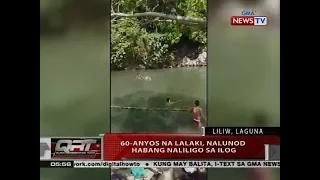 QRT: 60-anyos na lalaki, nalunod habang naliligo sa ilog