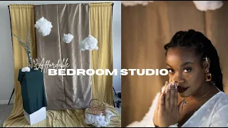 AFFORDABLE Photography Studio Look at Home + tips