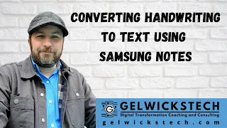Converting notes to text on Samsung Notes