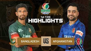 Bangladesh vs Afghanistan Highlights || 1st T20i || Afghanistan tour of Bangladesh 2022