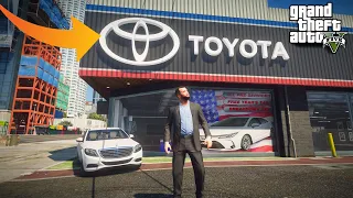 MICHAEL'S NEW TOYOTA CAR DEALERSHIP! | GTA 5 MODS PAKISTAN