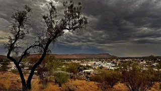 Alice Springs experiencing a 'sunny morning' after recent heavy rain