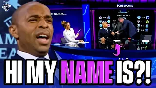 Hi My Name Is?! | Thierry Henry Shocks Micah and Jamie To Win Game Show | CBS Sport Golazo