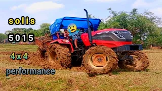 Solis Yanmar 5015 4wd 50hp |⁠| tractor 😰 performance video |⁠| solis yanmar