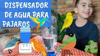 MANUALIDADES PARA HACER CON NIÑOS EN CASA / BEBEDERO PARA PAJAROS