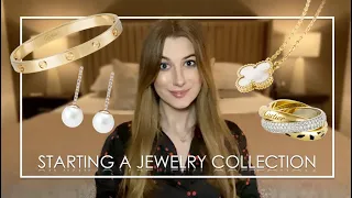 HOW TO START A FINE JEWELRY COLLECTION | ONLY 5 PIECES | CARTIER, VAN CLEEF & ARPELS, TIFFANY & CO