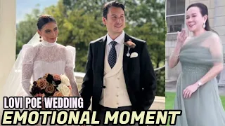 SEN GRACE POE NAIYAK SA KASAL WEDDING NI LOVI POE