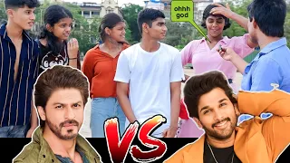 We Asked 60 People, who is Better Allu Arjun or Shah Rukh Khan, what people think, pushpa 2 vs jawan