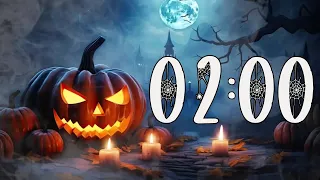 2 Minute Spooky Pumpkin Halloween Timer