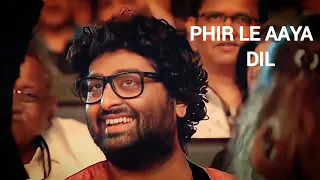 Phir Le Aaya Dil By  Arijit Singh | Full HD Video | Arijit in Award Show