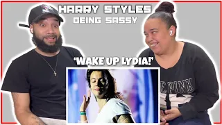 Compilation of Harry Styles being sassy | REACTION