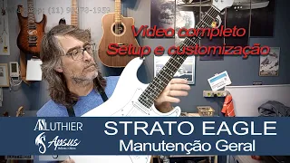 Guitarra Stratocaster EAGLE - Manutenção Geral #guitarra #stratocaster #eagle  #luthier #luthieria