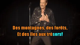 KARAOKÉ Johnny Hallyday  Que Je T'aime Stade De France 2009