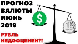 РУБЛЬ НЕДООЦЕНЕН! Прогноз курса валюты на июнь 2019 в России. Какую валюту покупать в июне