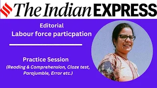 14 October, 2023 | The Hindu Editorial Practice Exercise | Labour Force Participation