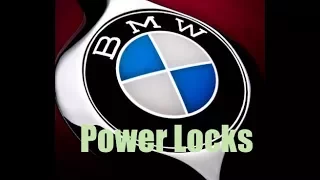 How to fix/Diagnose BMW power door lock issues. Including repair broken central locking