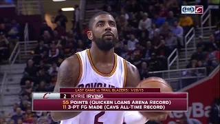 Kyrie Irving Full Highlights 2016.11.23 vs Blazers - 20 Pts, 6 Ast