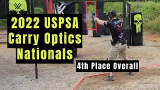 2022 USPSA Carry Optics Nationals -  4th Overall - CZ Shadow 2 - Trijicon SRO - Cajun Gun Works - GM