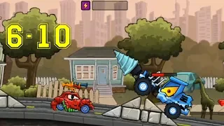 Car Eats Car 2#Хищные машины Уровни 6-10 ИГРА МУЛЬТИК ДЛЯ ДЕТЕЙ