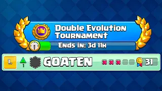 IM #1 IN THE WORLD in the DOUBLE EVOLUTION TOURNAMENT! 🌎🥇