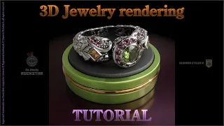 Blender 3D JEWELRY Render like a PRO Tutorial CYCLES X 3.2 with Damien Rohrbach