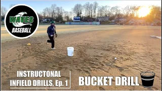 The Bucket Drill | Waves Baseball Instructional Infield Drills, Ep. 1