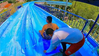 Super Fun Mat Racer Water Slide at El Rollo Parque Acuático