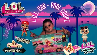 OMG Car Pool Coupe LOL Surprise  Car With Pool Party, Dance Floor + Blind Bags