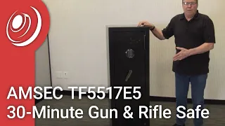 AMSEC TF5517E5 30 Minute Gun & Rifle Safe with Dye the Safe Guy