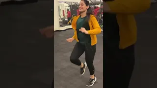 dancing at gym Workout 🔥 punjab Di kudi ♥️part 1