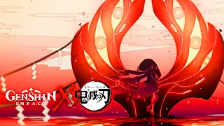 Genshin Impact Anime Opening | Demon Slayer『Zankyou Sanka』Inazuma arc | Genshin x Kimetsu no Yaiba