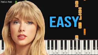 Taylor Swift - Cruel Summer | EASY Piano Tutorial by Pianella Piano