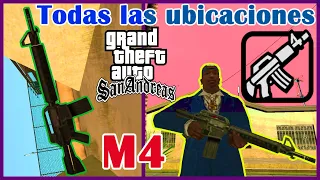 Where to find the M4 in GTA San Andreas
