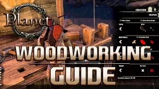 Elder Scrolls Online (ESO) - Woodworking (Bow,Staff & Shield) Guide
