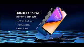 OUKITEL C15 Pro + Android 9,0 6,088 199 Pie 3 ГБ 32 ГБ смартфон Aliexpress  MT6761