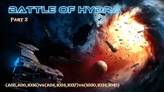 Battle of Hydra | Nova Empire | (A05,A06,1036)vs(A04,1024,1037)vs(1030,1034,1045)