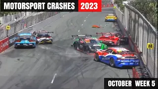 Motorsport Crashes 2023 October Week 5