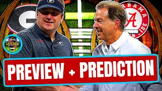 Alabama vs UGA - National Title Preview & Prediction (Late Kick Cut)